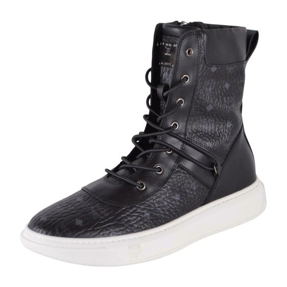 MCM Shoes - NIB MCM Women's Logo High Tops Combat Boots Shoes